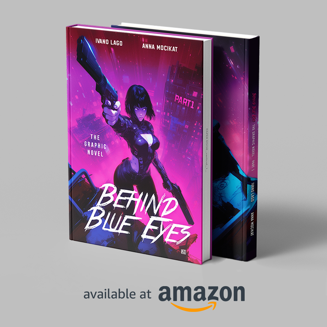 Today is the Cover Reveal for my first personal project:
Behind Blue Eyes the Graphic Novel PART1

Thanks so much to the author <a href="/anna_mocikat/">Anna Mocikat</a>  who allowed me to realize this artistic project based on her novel Behind Blue eyes.

Now available on:
a.co/d/e4gxBB8