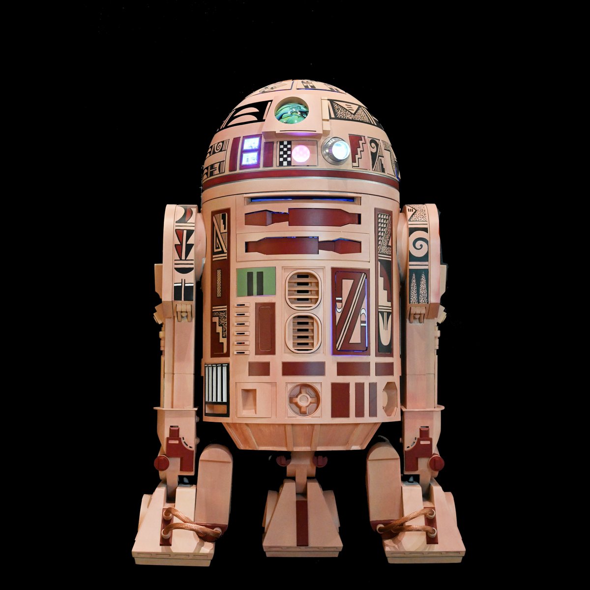 We are super excited to share that Hopi R2 will be back at the Museum for Family Game Day Saturday, Nov. 30. Bring the whole family and enjoy Indigenous games and a meet and greet with Hopi R2 and artist Duane Koyawena. Navajo Highways puppet show, too! #TheForceisWithOurPeople