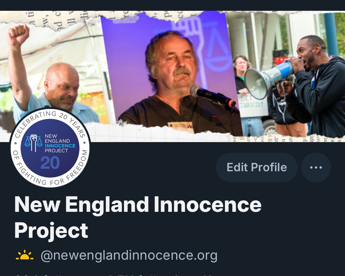 Please join us where the skies are bluer! We are joining so many of our community members in migrating over to Bluesky and we’d love to see you there so we can be in community and resist together. LFG!
@newenglandinnocence.org