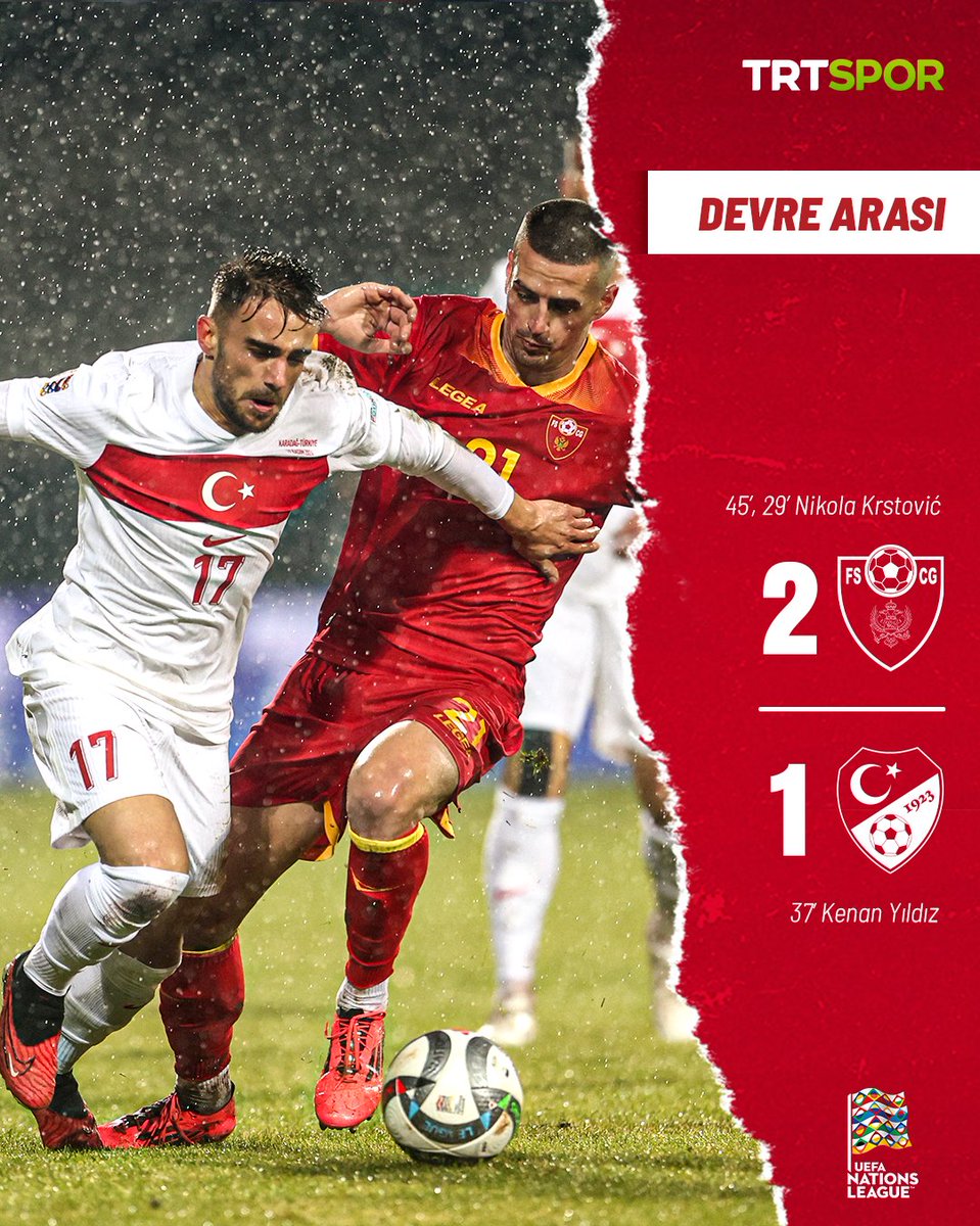 trtspor's tweet image. 🇹🇷 Milli Takımımız devreye 2-1 mağlup girdi.

#MNETUR #UNL