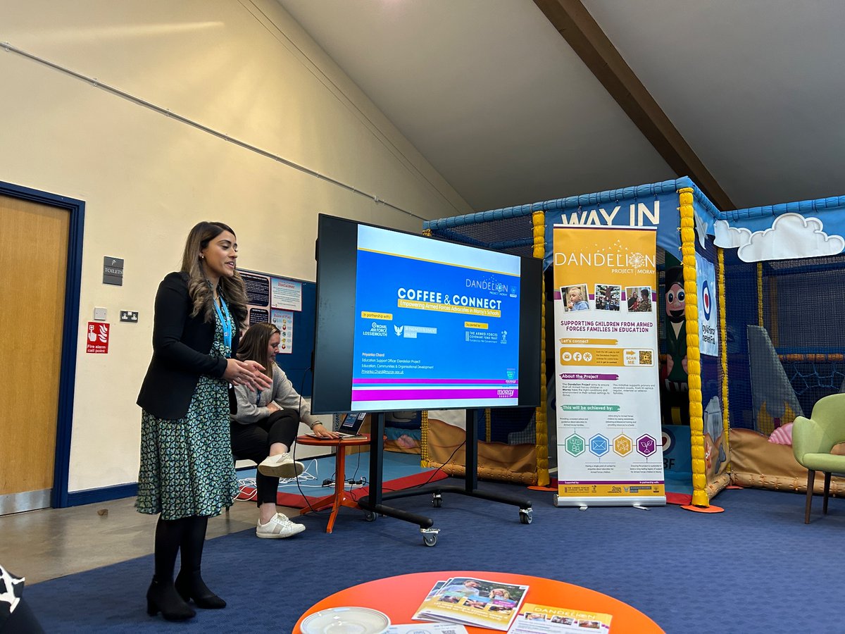 kinlossprimary's tweet photo. Great to attend &amp; contribute to the Moray Dandelion Project’s Coffee and Connect @Kinloss_Bks @RAFLossiemouth @PriyankaChard @CovenantTrust great to discuss &amp; share ideas to support Service children in Moray. Thank you IX Sqn for the tour ⭐️👍⭐️ @EducationMoray @riddoch_lynne https://t.co/zXslvXNXfj