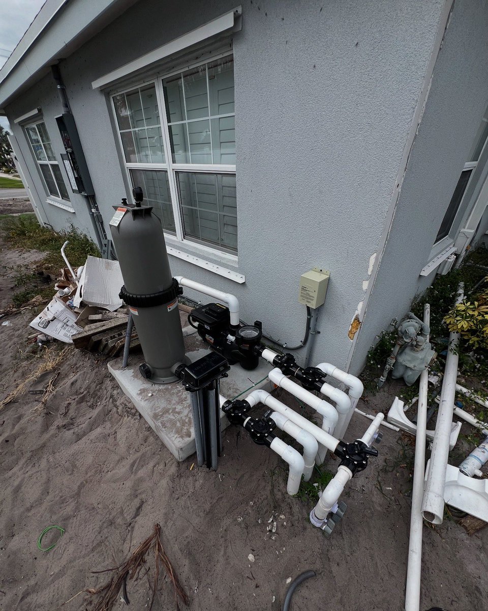 We helped our clients with an electrical overhead to underground conversion and moved the meter from one side of the house to the other. The pool will be ready soon along with the ability to expand the house. Pays to think ahead.