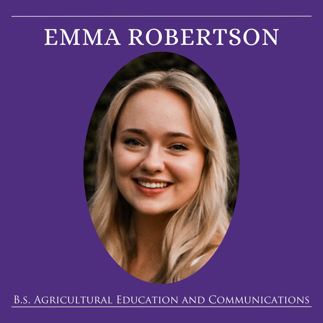 Congratulations to our College of Agriculture and Natural Resources Outstanding Departmental Undergraduate students! We are incredibly proud of your accomplishments and excited to see all the amazing things you will achieve in the future.