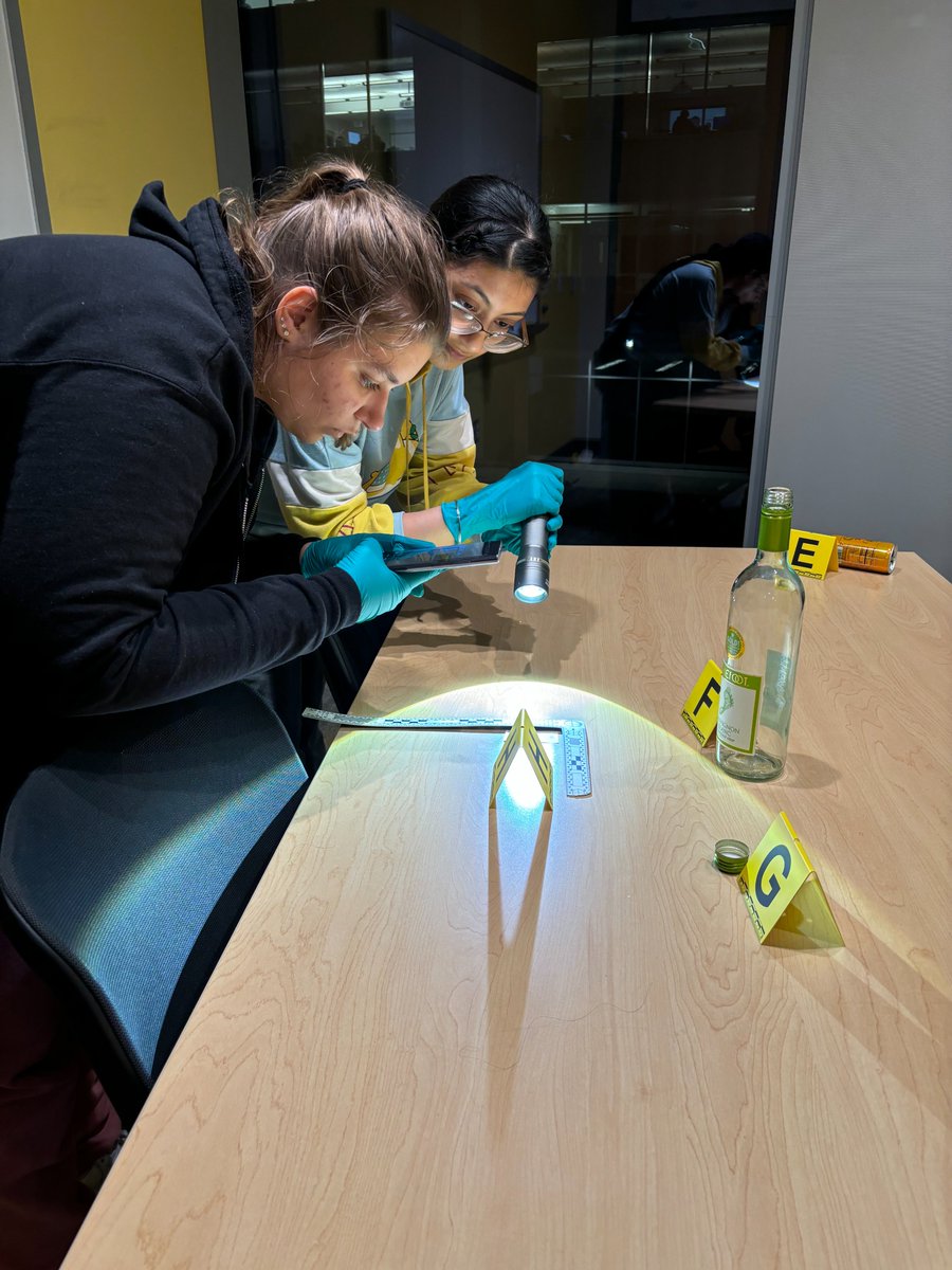 TU_Chemistry's tweet photo. “Forensic Science Graduate Students @TowsonU receive hands-on training in crime scene investigation techniques.” https://t.co/PIgHbreSCe