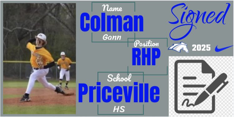 Welcome to the Charger Baseball family Colman! <a href="/colman_gann/">Colman Gann</a>