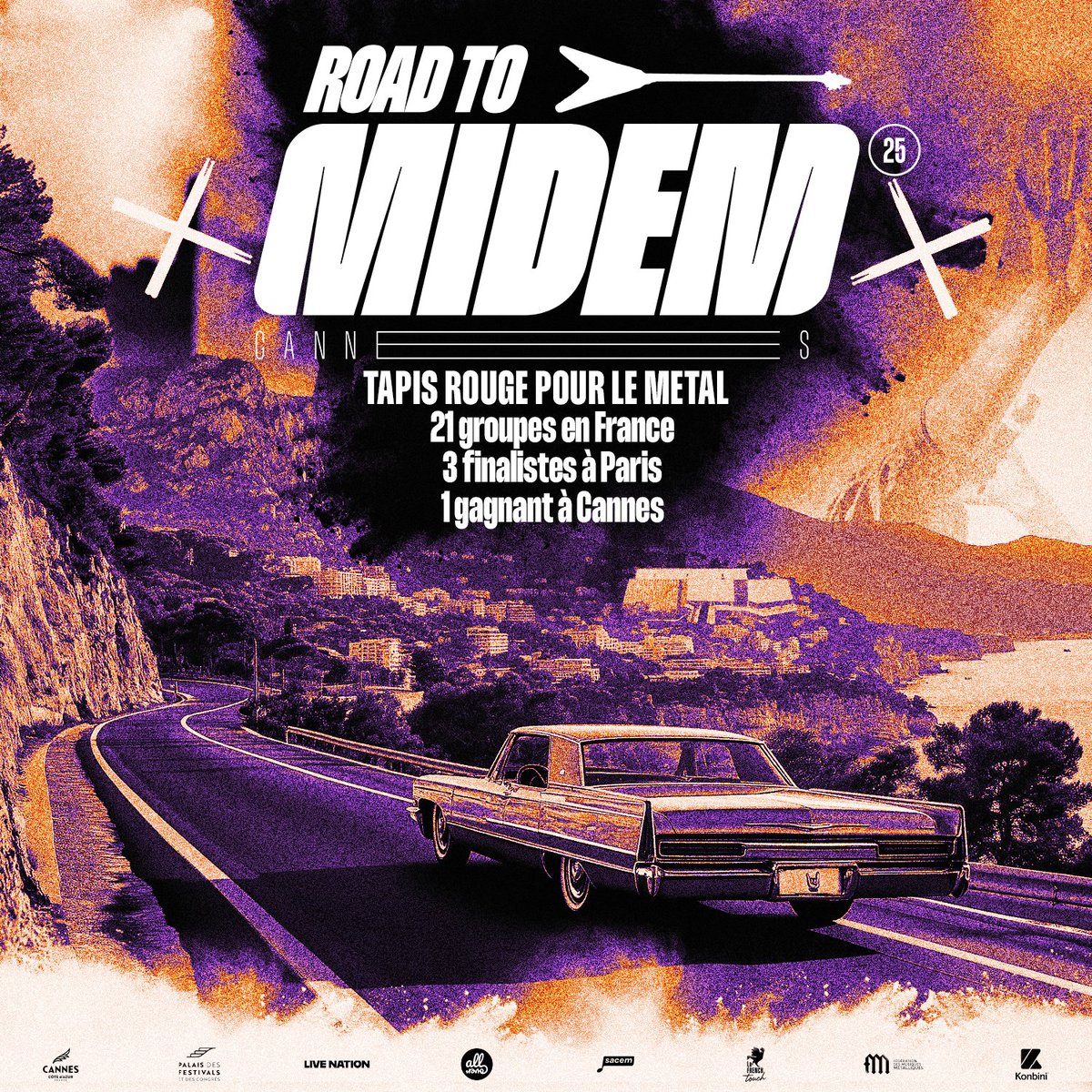 Road to <a href="/midem/">MIDEM</a> 
<a href="/FedeMetallique/">FédéMetal</a> <a href="/LivenationFR/">Live Nation France</a>