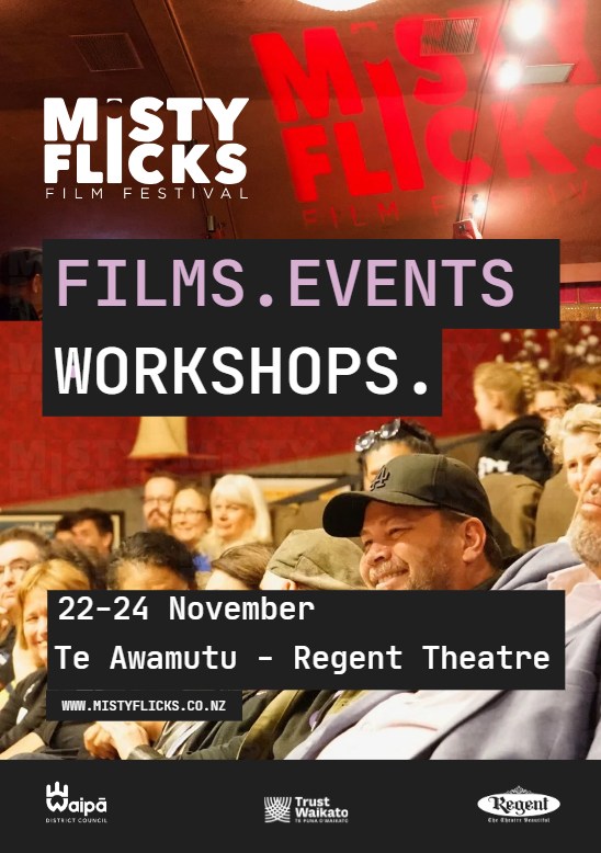 If anyone is in New Zealand this weekend, come along to the Misty Flicks Film Festival in Te Awamutu. Lots of great short films on offer, include 3 I'm acting in and several youth films I produced mistyflicks.co.nz