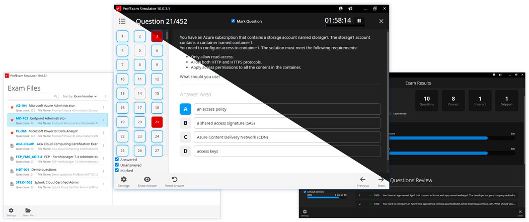 ProfExam Simulator Now Cross-Platform!

Great news for everyone preparing for exams! ProfExam Simulator is no longer limited to Windows — it’s now available for macOS and Linux too.
profexam.com/exam-simulator…

#ProfExam #ExamPrep #CrossPlatform #macOS #Linux #Windows