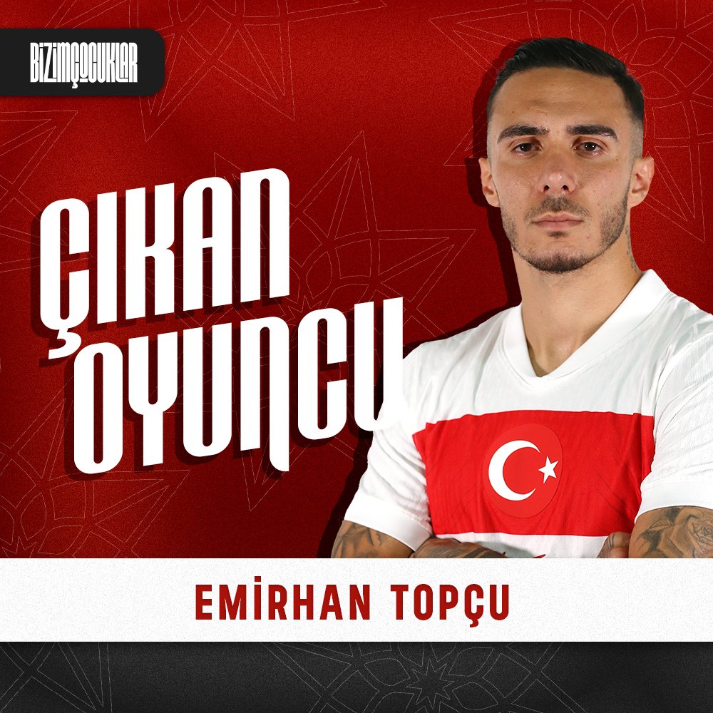 MilliTakimlar's tweet image. ⏱️ 46’

A Millî Takımımızda oyuncu değişikliği. 👇

Emirhan Topçu yerine, Samet Akaydin oyunda.

#MNETUR

🇲🇪 | 🇹🇷