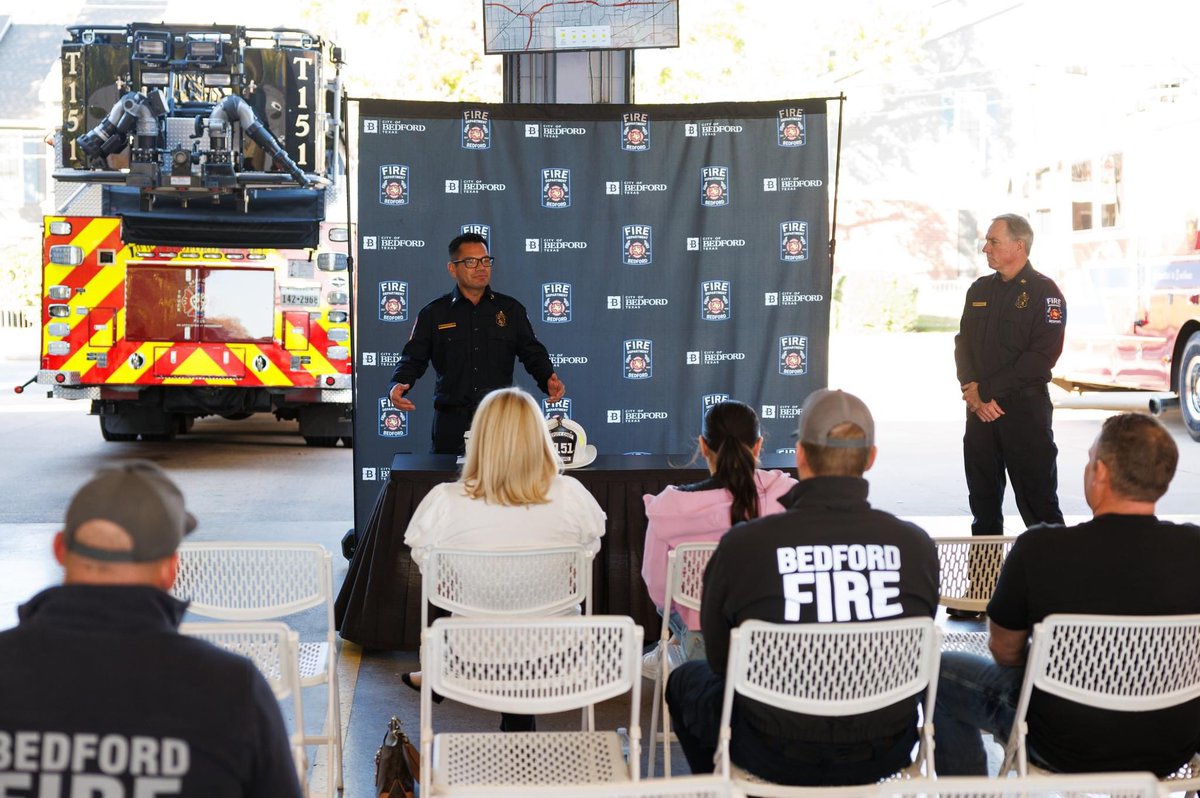 Welcome to Bedford! 👏🏼 The City of Bedford Fire Department has appointed Florentino "Tino" Paredes as its new Chief of Operations. ➡️  bedfordtx.gov/CivicAlerts.as…
