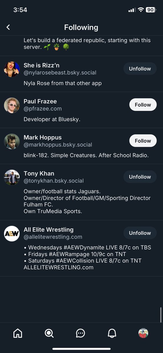 CODYAHESS's tweet image. I think @BillieStarkz is running the ROH Bluesky page Mark Hoppus lol