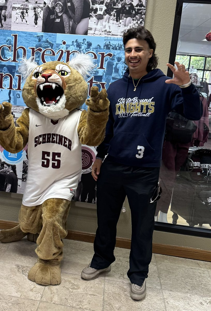 After a great conversation with <a href="/CoachTreschitta/">Kenny Treschitta</a> I am Blessed to be announcing my verbal Commmitment to <a href="/SchreinerFball/">Please go to @SchreinerFB for our official X page</a> Thank you to all of my Family, Coaches, and Friends who have helped me and supported me through my whole football career. Go Mountaineers!⚔️#AGTG✝️