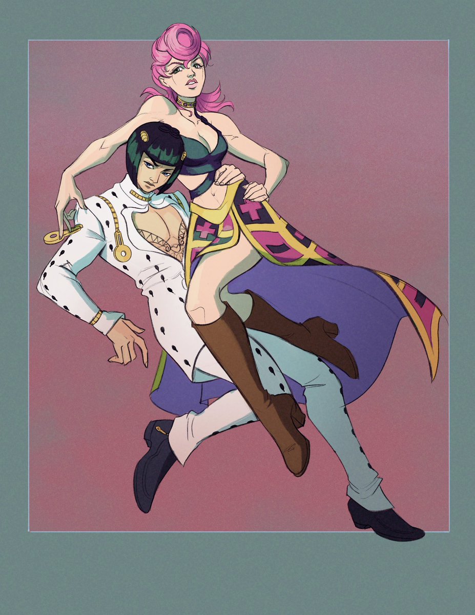 I was successfully indoctrinated into the Jojo’s church.
Finished Golden Wind a few days ago and my boy Bucciarati😭… just love him.
More fanarts hopefully will come!