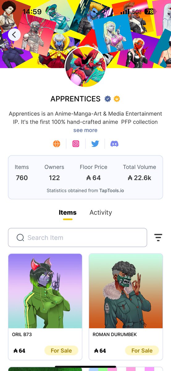 JPipo 👀 (@jpipo86) on Twitter photo Alert! Do not sleep on <a href="/ApprenticesCNFT/">APPRENTICES⚛ | MINTING NOW!</a> an Argentinian project designed by some of the best artists in manga! They have a vision and I’ve supported them since day 1!
Soon I will share another project you might be sleeping on 👀 Alert! Do not sleep on <a href="/ApprenticesCNFT/">APPRENTICES⚛ | MINTING NOW!</a> an Argentinian project designed by some of the best artists in manga! They have a vision and I’ve supported them since day 1!
Soon I will share another project you might be sleeping on 👀