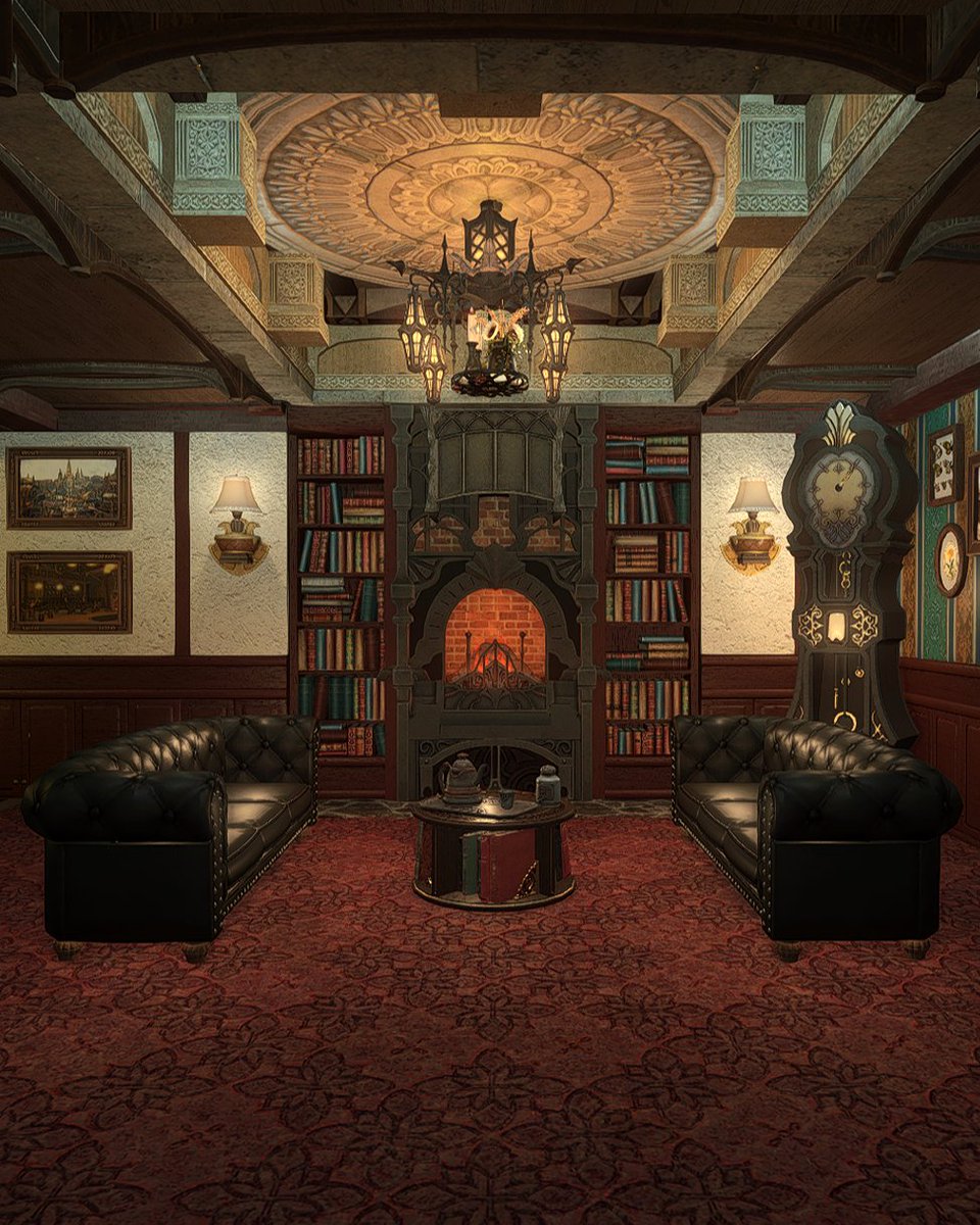 GelatinPanda's tweet image. [L] England Countryside 🕰️🛋️

This is inspired by Ancient Magus' Bride (魔法使いの嫁). It's not a copy of Elias' house but was made with it in mind.

DM if you want to visit! #GellyHousing
#FFXIV #ff14 #ff14housing #ff14ハウジング #FFXIVHousing #HousingEden