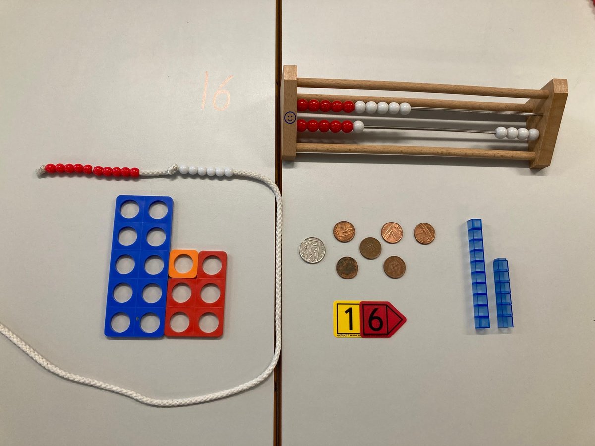Nathan Crook (@njc_ed_maths) on Twitter photo Exploring different representations of 16 with Year 2 children during teaching observed by ECTs as part of the <a href="/BBOMathsHub/">BBO Maths Hub</a>'s SKTM (ECT - Phase 1) Work Group offer today. Time was spent highlighting coin values so pupils recognised their connection to 16p, rather than seven... Exploring different representations of 16 with Year 2 children during teaching observed by ECTs as part of the <a href="/BBOMathsHub/">BBO Maths Hub</a>'s SKTM (ECT - Phase 1) Work Group offer today. Time was spent highlighting coin values so pupils recognised their connection to 16p, rather than seven...