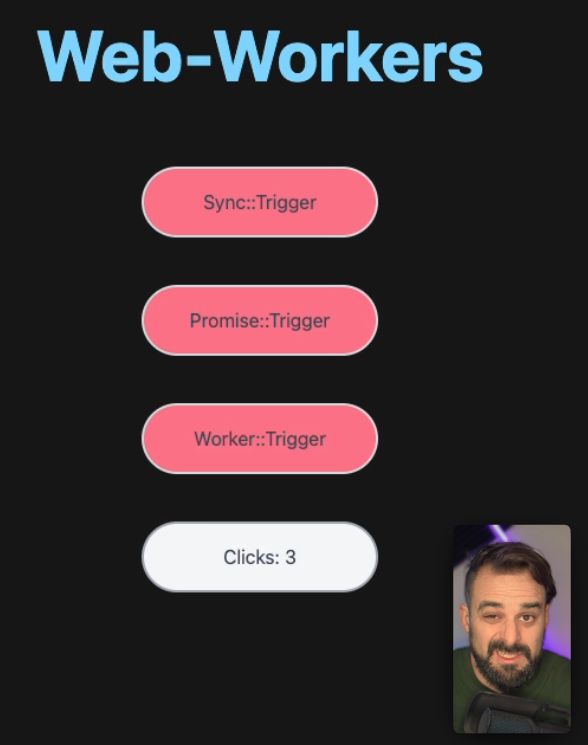AtilaFassina's tweet image. If you also make this face when your UI freezes, you should check my #webWorkers guide tomorrow at atila.io/subscribe