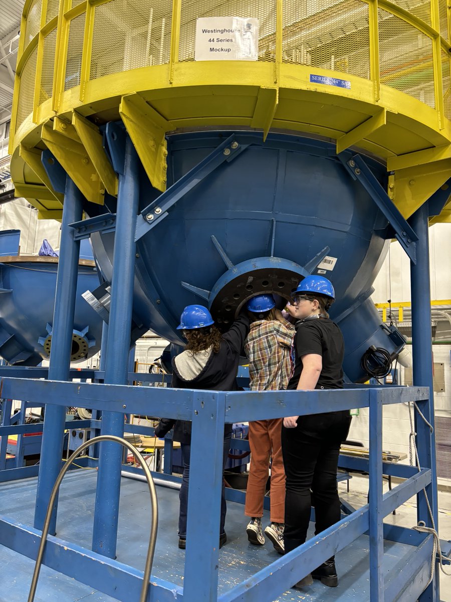 WECNuclear's tweet photo. 🌟  Future women engineers in the making! Westinghouse #WomenInNuclear and #NAYGN chapters hosted more than 120 students last week for its "Introduce a Girl to Engineering" program and "Engineer Your Future" event.

During the 3-day event, students learned about careers in STEM, commercial #NuclearPower plant design, and other nuclear concepts. 

🤝 Thank you to all Pittsburgh WIN and NAYGN volunteers for their time and service to our community.