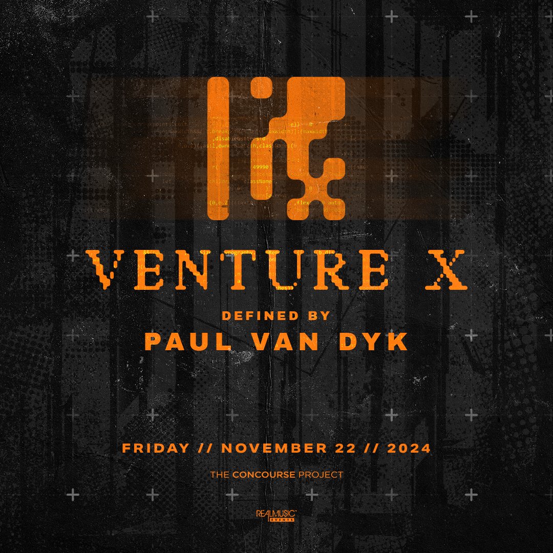 concourseproj's tweet photo. More techno anyone? 😈 @PAULVANDYK is bringing VENTURE X to Austin this Friday night! Get tickets now: https://t.co/likgqZZ9Ma https://t.co/ZItqqYdBoS