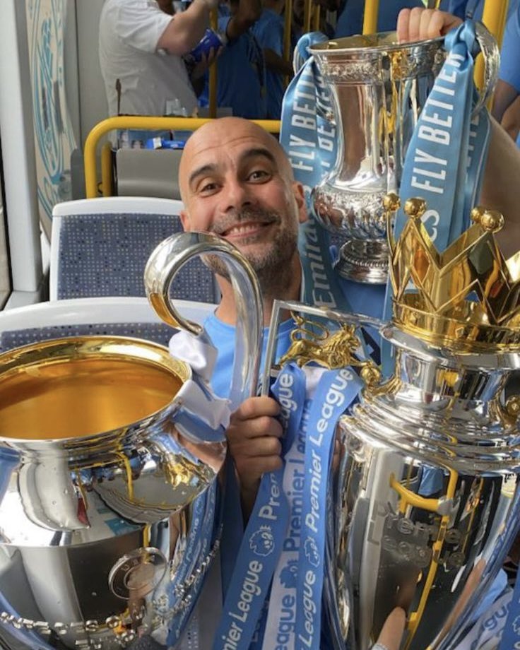 You THOUGHT he was leaving. 🫵
You HOPED he was leaving. 🫵
You PRAYED he was leaving. 🫵

Pep Guardiola is STAYING at #ManCity! 😎