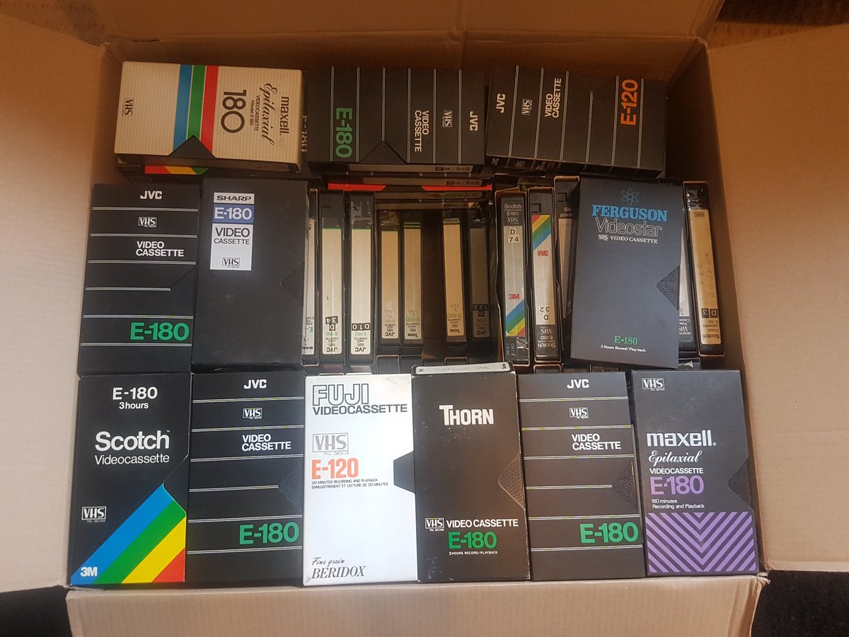 CuriousBritishTelly (@curiousuktelly) on Twitter photo I'm vaguely starting to run out of Betamax tapes, so if you've got any old ones stashed away in cupboards/lofts, please let me know. VHS more than welcome too. Only looking for 80s recordings. Thanks. I'm vaguely starting to run out of Betamax tapes, so if you've got any old ones stashed away in cupboards/lofts, please let me know. VHS more than welcome too. Only looking for 80s recordings. Thanks.