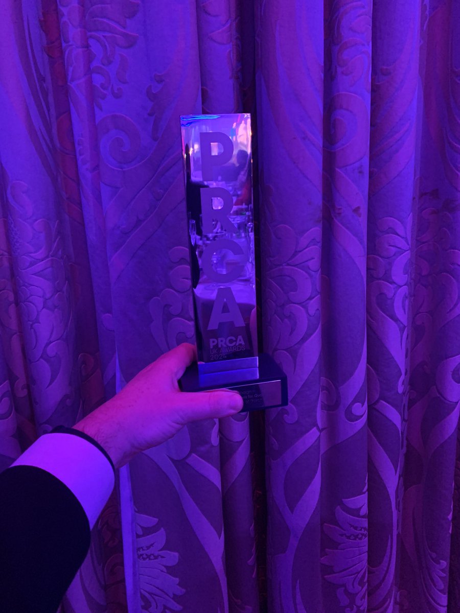 Dom_Walsh's tweet photo. Yeah, reckon @sparkcomms has done alright this evening. #PRCAUKAwards https://t.co/dI8XLWO0WJ