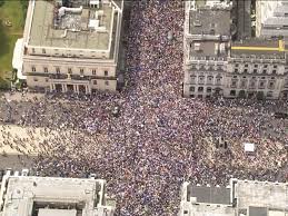 WistfulCass's tweet image. Frequent, regular #CeaseFireNow #StopArmingIsrael marches in London were 80k strong back in October 2023, and huge throughout 2024 garnered zero TV News coverage 🤨

Ditto #PeoplesVote #AntiBrexit marches with about ONE MILLION marches in 2016 &amp;amp; after sh!t Brexit deal

#Newsnight