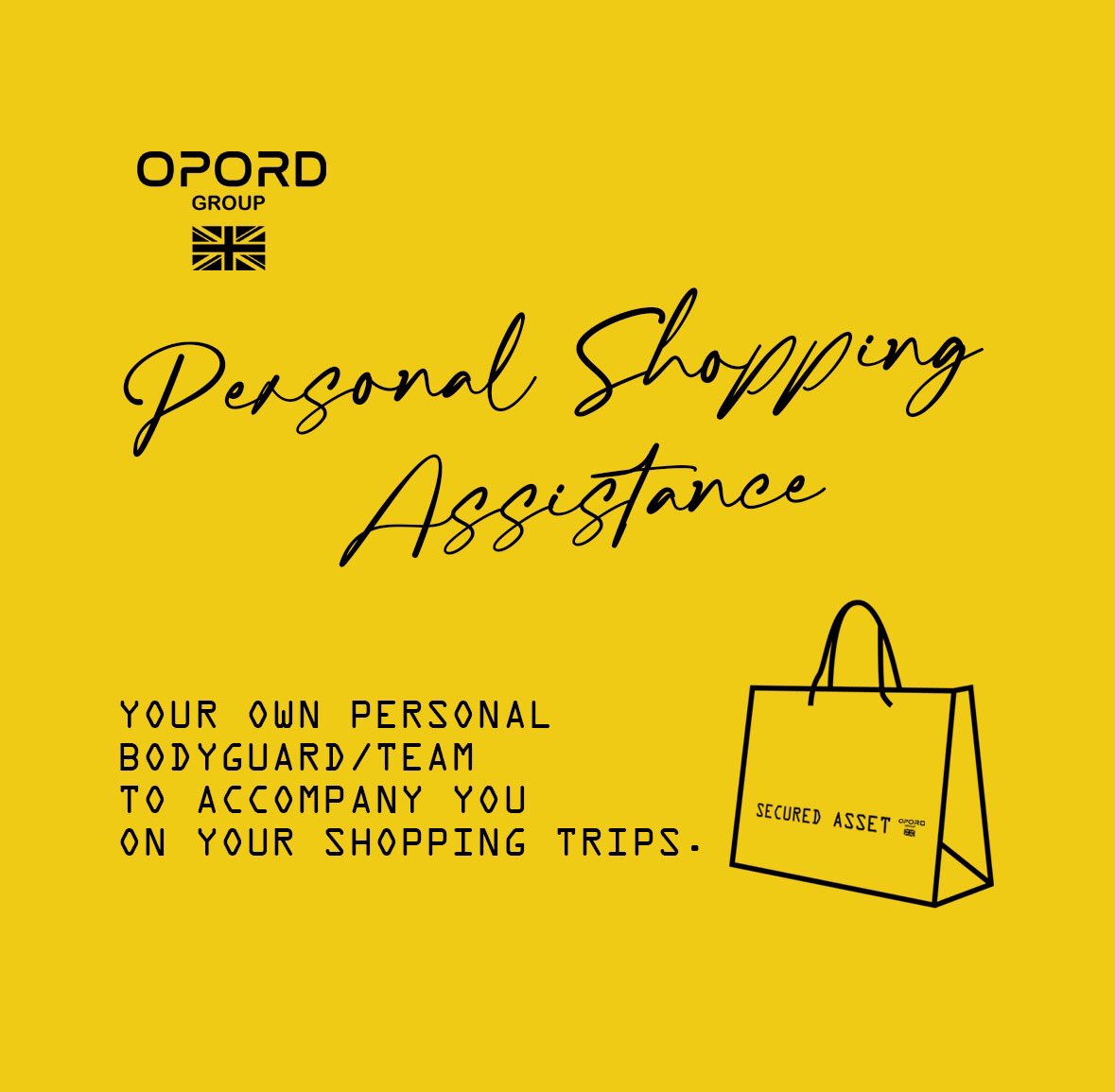 opordgroup's tweet photo. Available by request, our service is designed to meet your unique security needs, allowing you to focus on what matters most, you’re shopping.

Your security teams will be ready to provide discreet protection and assistance throughout your entire shopping trip. https://t.co/JTKgEPGaZs