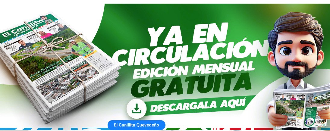 📂Descarga las ediciones del "Canillita Quevedeño",  infórmate sobre las actividades de la Administración Municipal liderada por el Alcalde <a href="/AlexisMatuteEC/">Alexis Matute 🇪🇨</a> 📢

Click aquí 👇

quevedo.gob.ec/1042-2/