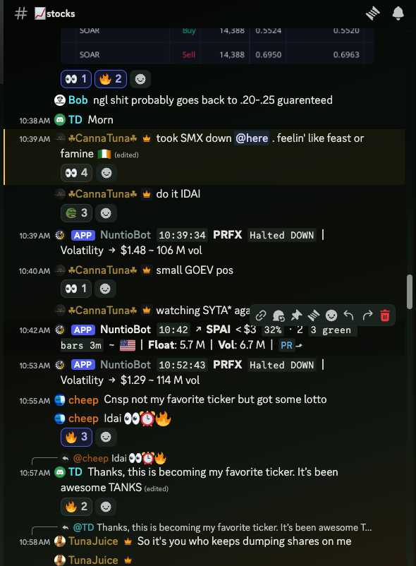 Tuna_Traders's tweet photo. $SMX

Called at .213 in the discord this morning! 

#banger #TunaTraders

Join us today! 

https://t.co/PxdyvTUyJq https://t.co/wnHJfAX6nI