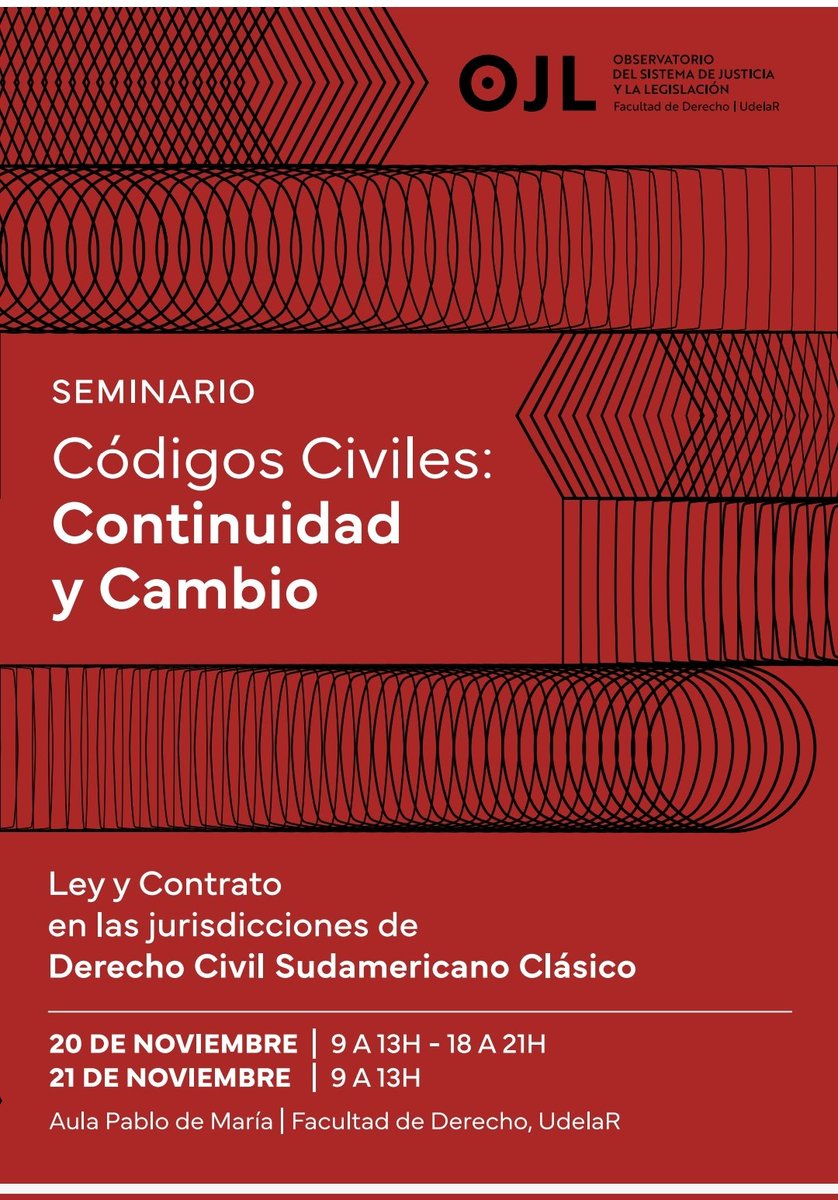 Mañana <a href="/Udelaruy/">Universidad de la República</a> en este interesante seminario!