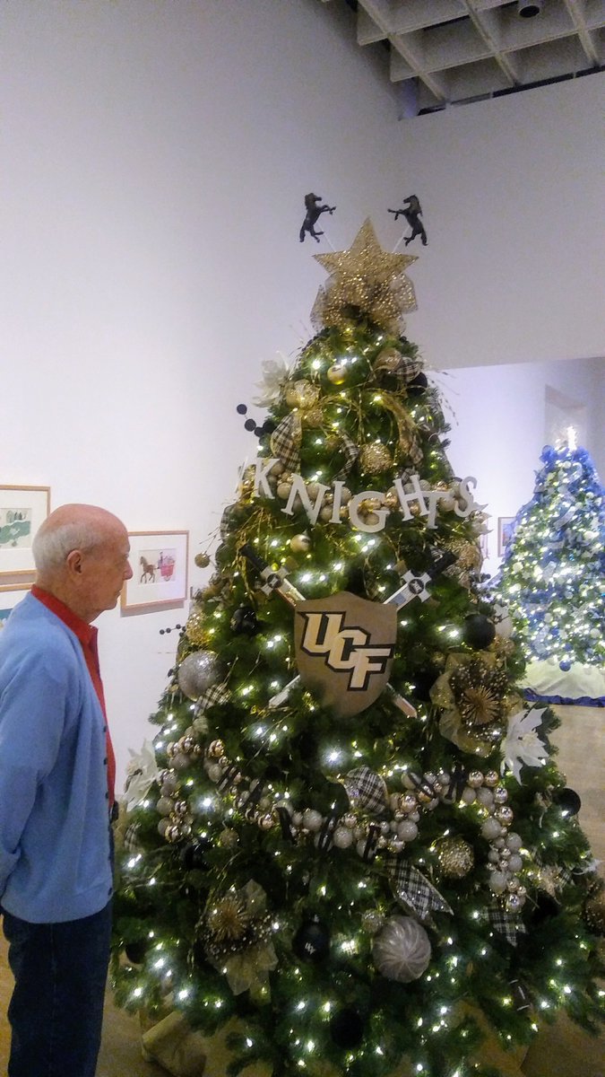 DebFoxFinancial's tweet image. The @UCF Christmas tree at the #FestivalOfTrees 
I had to take this photo because &quot;we&apos;re neighbors&quot;.