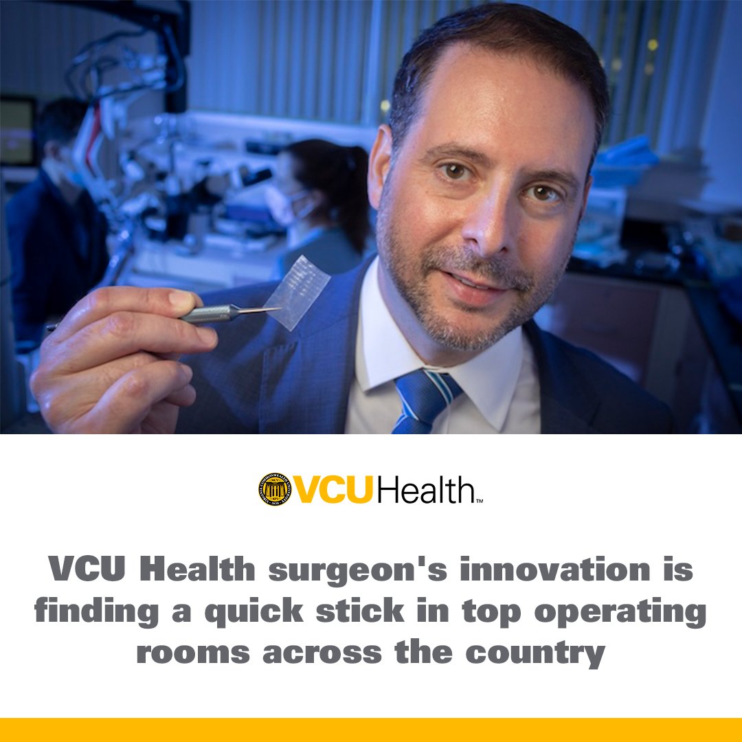🔗: bit.ly/4fM2Nav
Nerve Tape has soared in 2024, and its potential in orthopedic, reconstructive and other surgeries could make it VCU’s most successful licensing venture ever.