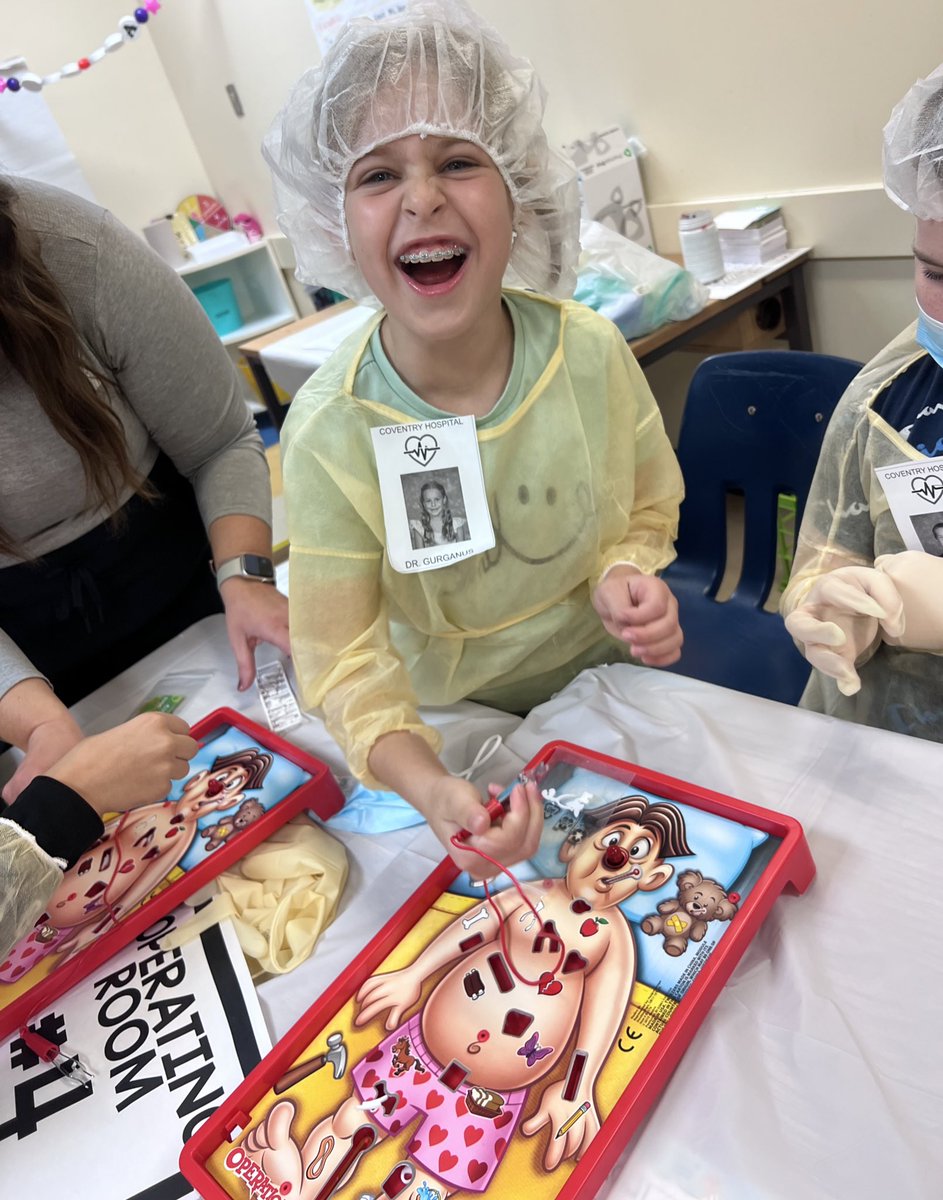 We finished up our Human Body <a href="/Amplify/">Amplify</a> unit, so to celebrate we transformed our room into a hospital! Parents in the medical field came in to teach us proper handwashing and taking a patients BP! We searched for bones, created lungs and operated!