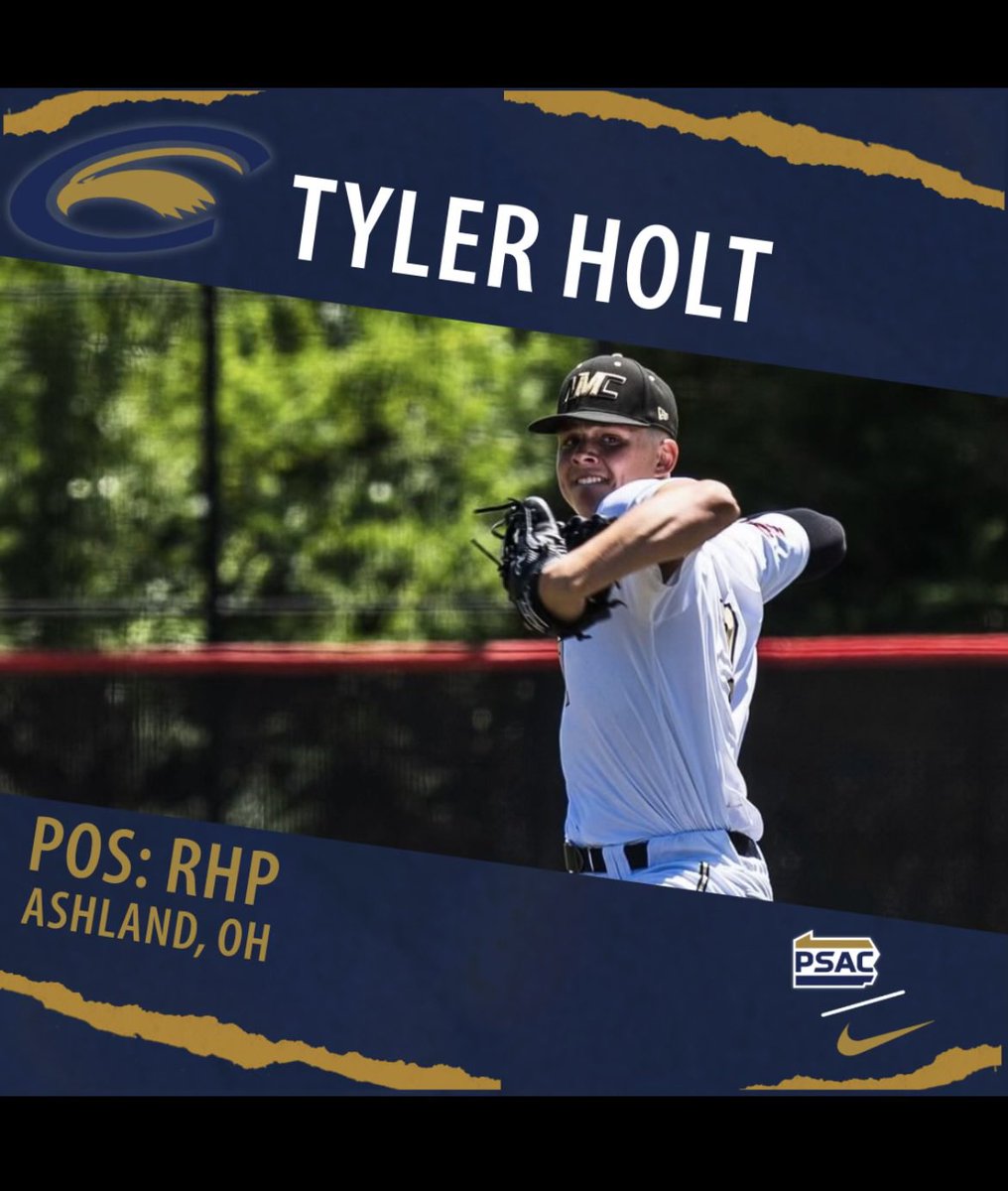 The Clarion Baseball Family welcomes 2025 RHP Tyler Holt from Ashland OH <a href="/TheTeeHolt/">Tyler Holt</a>