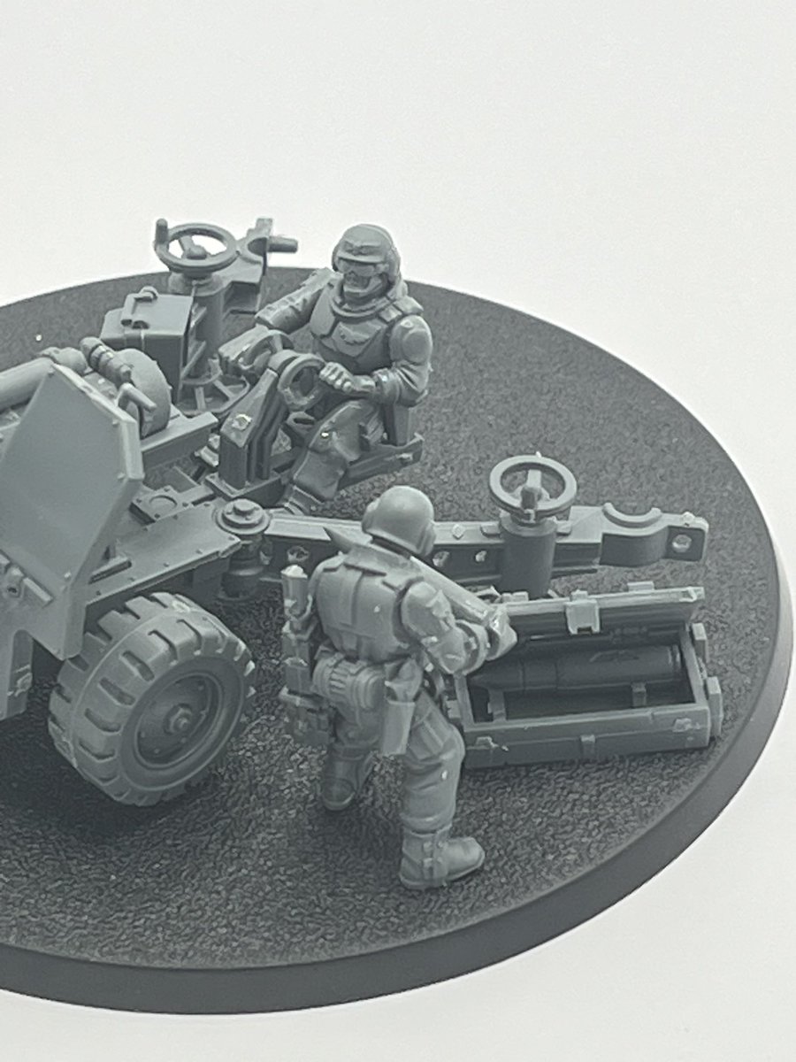 #Hobbystreak Day 54

Here’s my completed artillery from the Astra Militarum Combat Patrol. Loved building it, it’s almost like a mini diorama. First pics using the new light box, too! 
 
#WarhammerCommunity #Warhammer40K