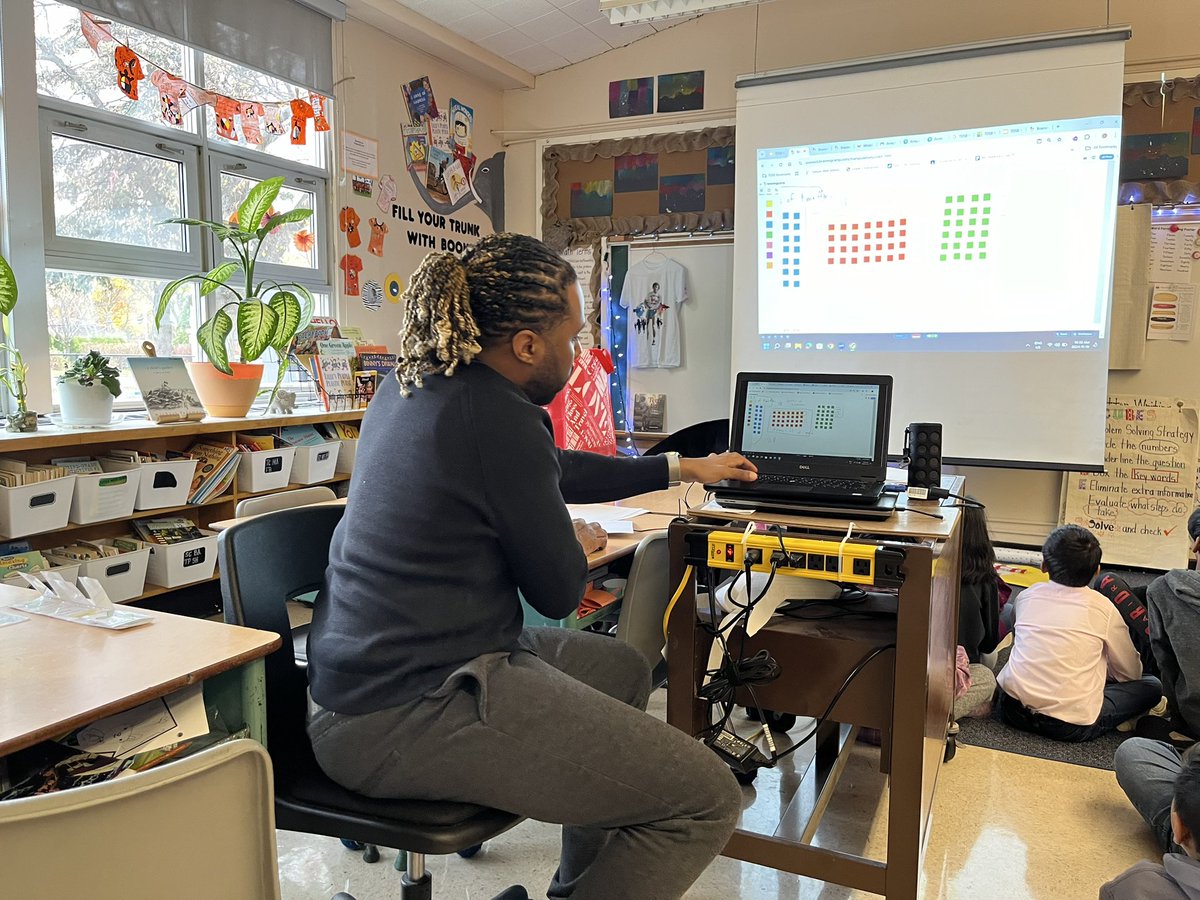 I got the chance to tag along with my <a href="/TDSBmath/">TDSB Mathematics & Numeracy</a> teammate Marcus Hagley to Meadowvale PS to see some wonderful math learning and the improvement efforts of staff at the school.

It was wonderful to see Grade 3 students thinking multiplicatively &amp; flexibly with numbers!