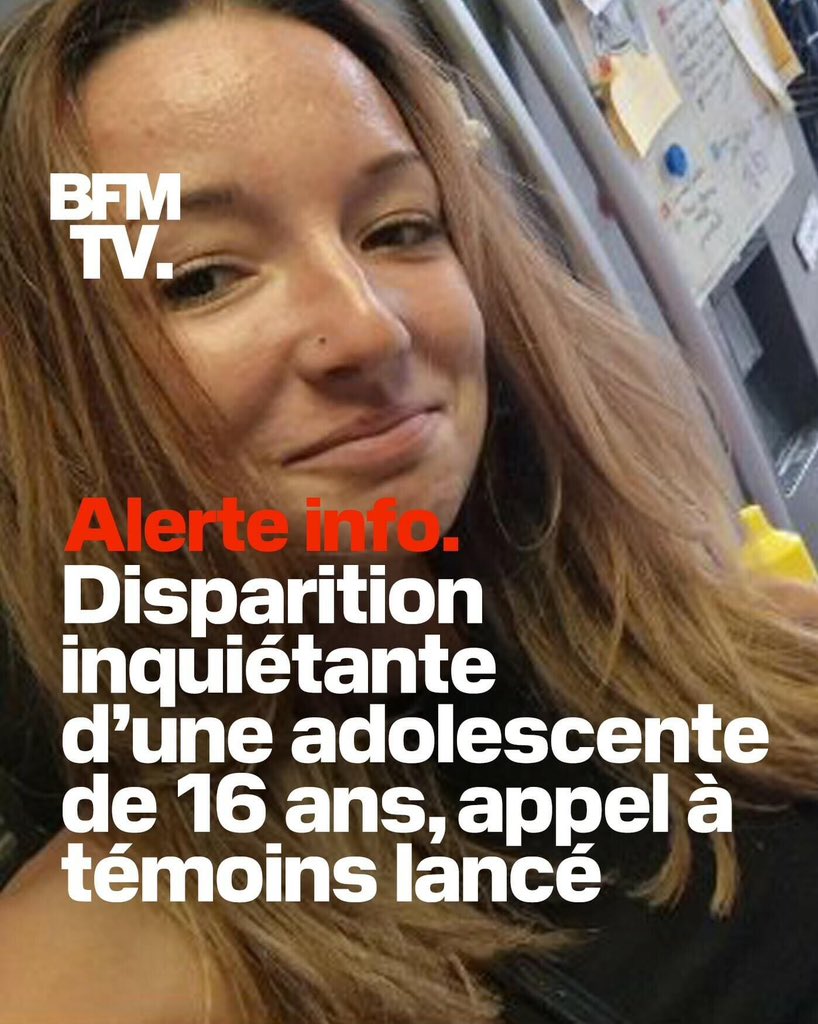 🚨 Vous pouvez aider la police à retrouver Angie ▶️ l.bfmtv.com/5OiL