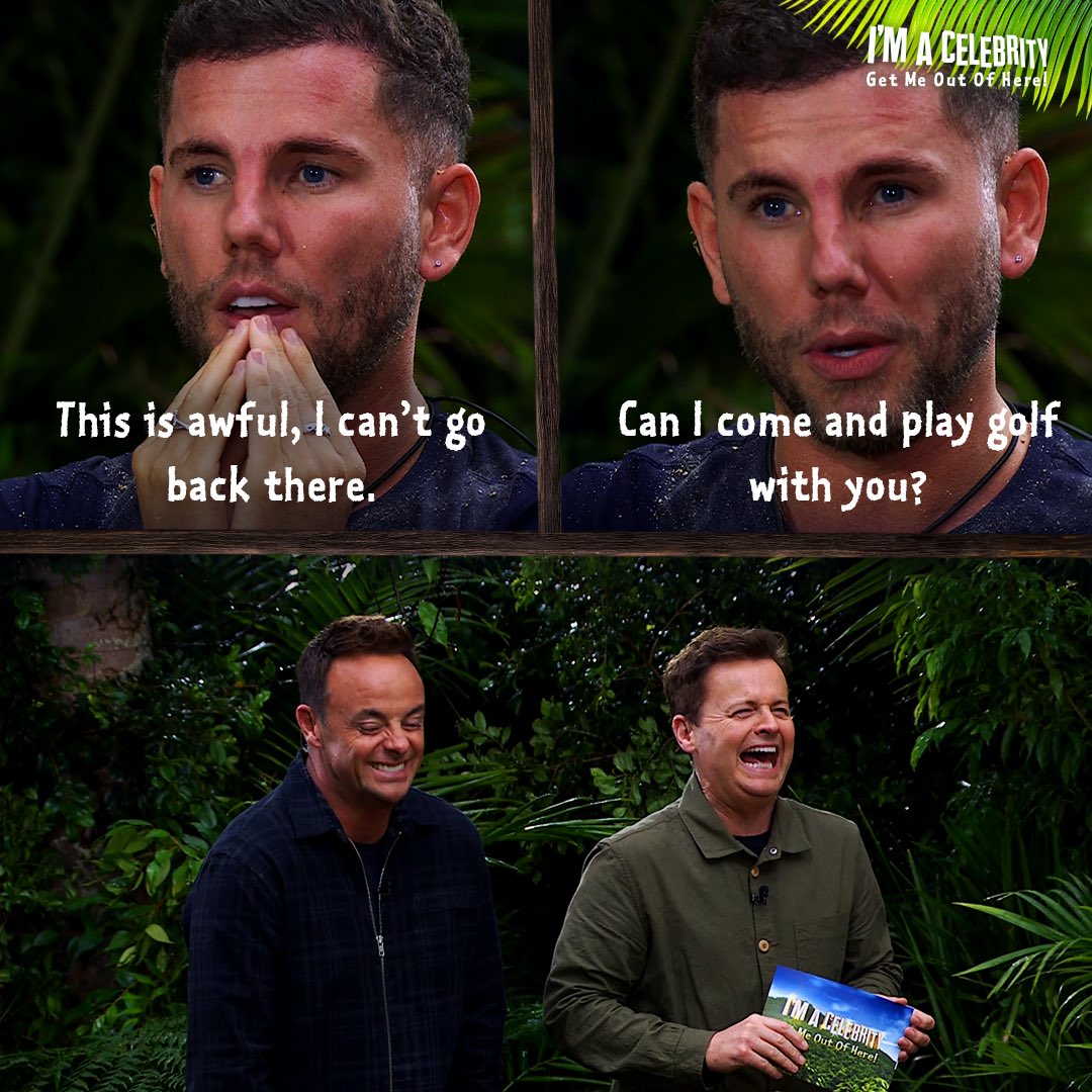 imacelebrity's tweet photo. 2 Stars in the Trial but 5 Star Banter ⭐️ #ImACeleb https://t.co/MMWZAeGom3