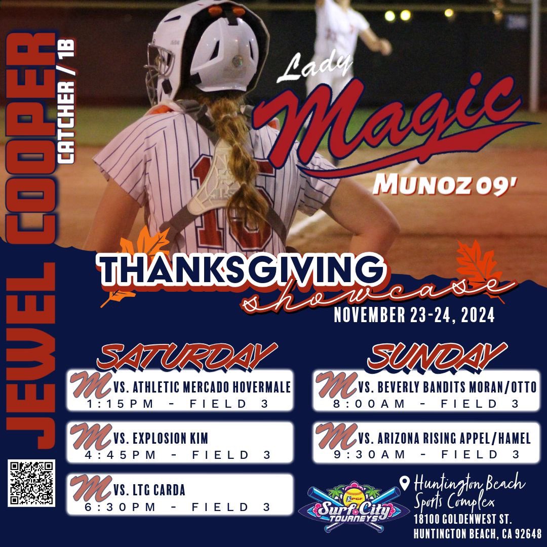 Jewel Cooper (@jewelcooper2027) on Twitter photo Headed down to La this weekend for the Pre-Thanksgiving Showcase!! Hope to see you out there!! Go Magic❤️💙 #ladymagic #classof2027 <a href="/LadyMagicMunoz/">Lady Magic Munoz</a> Headed down to La this weekend for the Pre-Thanksgiving Showcase!! Hope to see you out there!! Go Magic❤️💙 #ladymagic #classof2027 <a href="/LadyMagicMunoz/">Lady Magic Munoz</a>