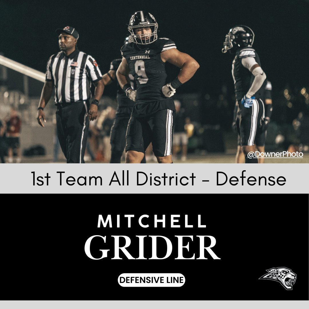 Congratulations Mitch on your 1st team all district selection!