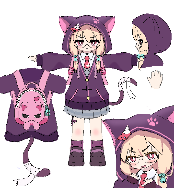 猫耳パーカーを作ろうか考えている