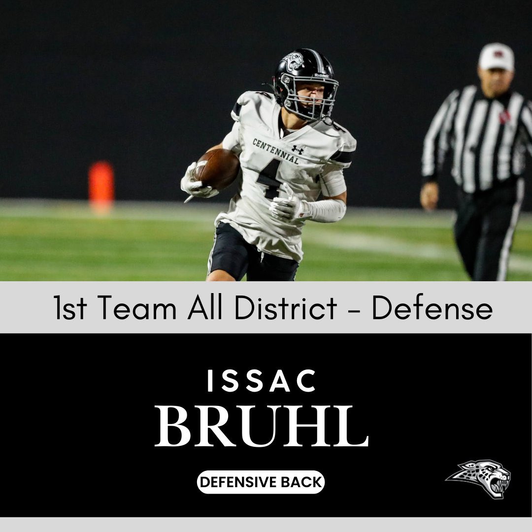 Congratulations Issac on your 1st team all district selection!