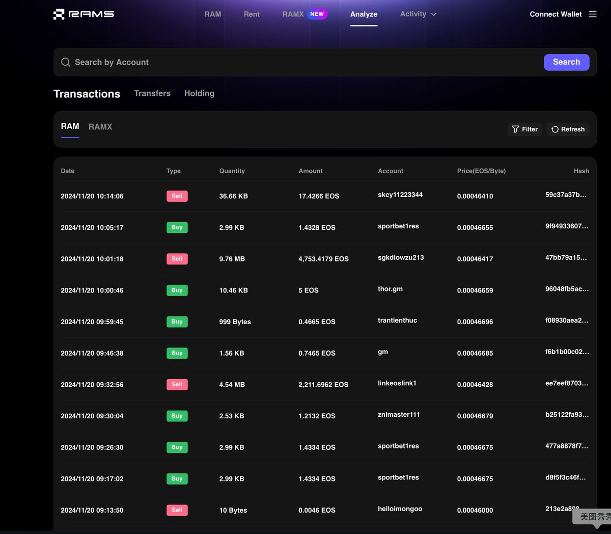 VaultRAM_com's tweet photo. #RAM #RAMX blockchain browser
👉https://t.co/LlRLf8e3Ab
Trade / Analysis / Rent / Yield #RAM #RAMX #BTC $RAMS #exSat
@EOSNetworkFDN @EOSNetworkLabs @exSatNetwork @DefiboxOfficial https://t.co/lbaiMBsOIZ