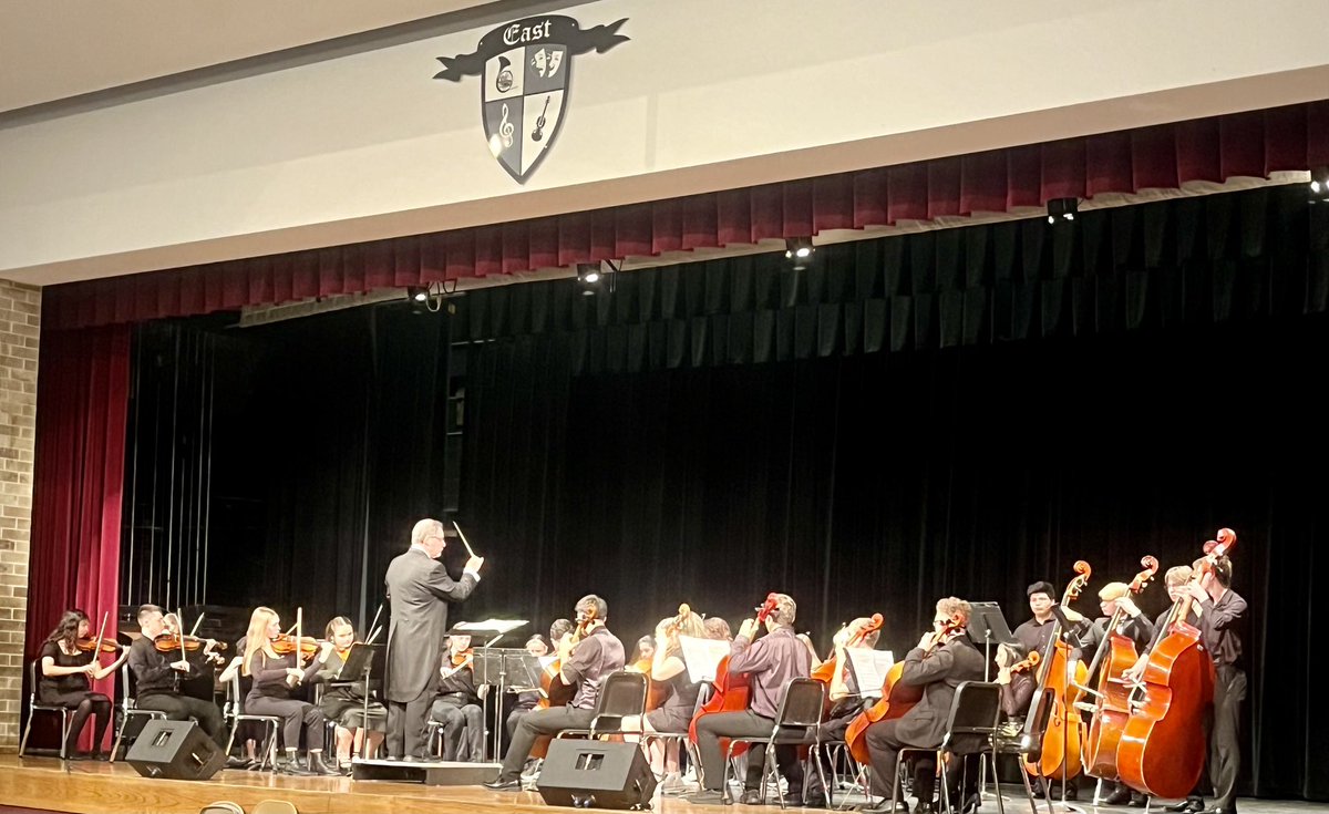 A wonderful concert tonight performed by East High School’s Orchestra!