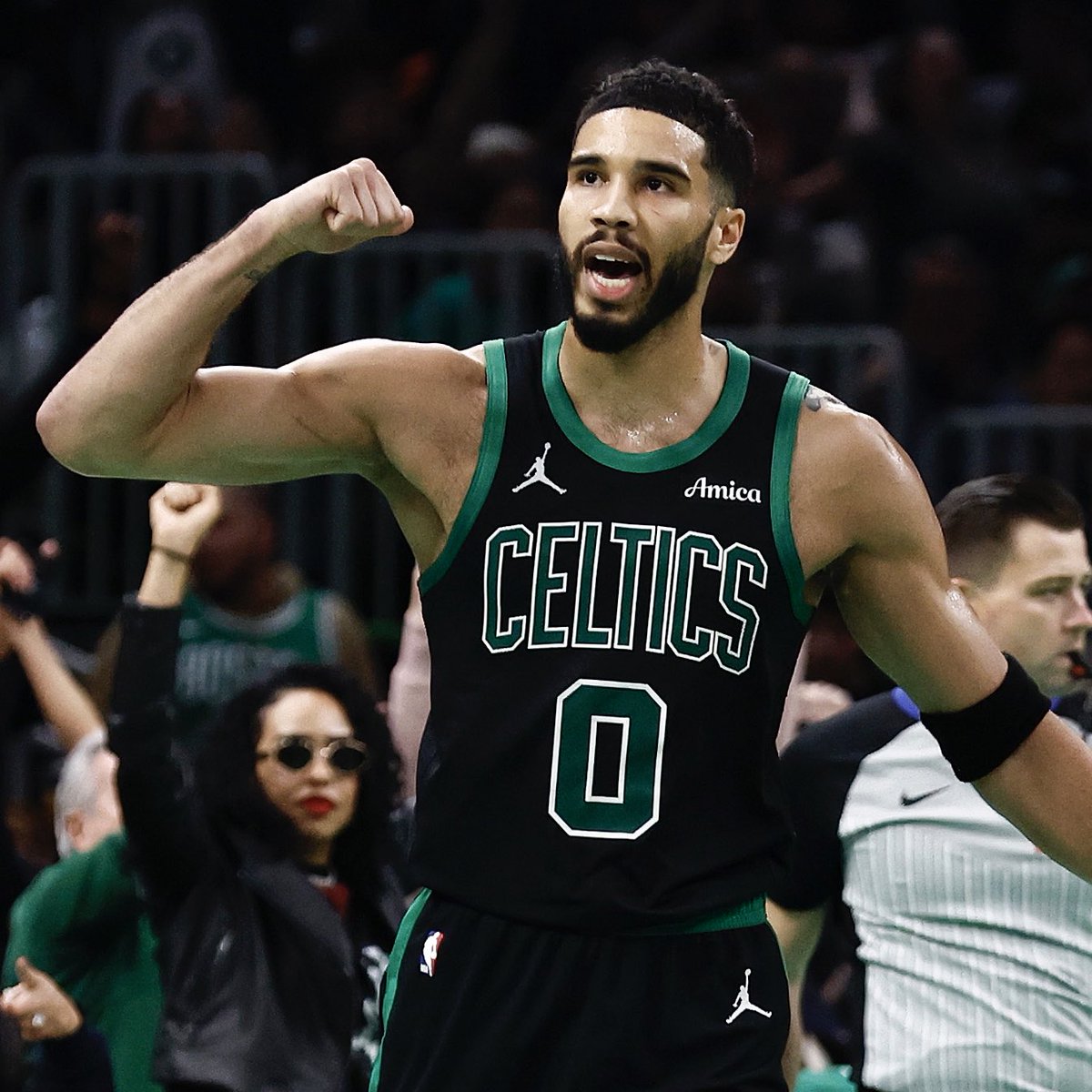 Jayson Tatum vs. Cleveland

33 POINTS
11-22 FGs
6-10 3PTs
12 REBOUNDS
7 ASSISTS
2 STEALS

THIS IS THE MVP