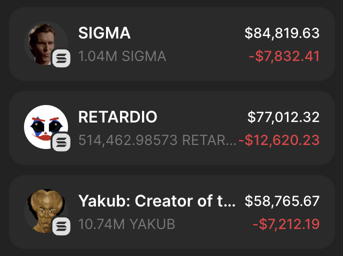 The holy trinity will shine again soon.

$SIGMA #RETARDIO $YAKUB