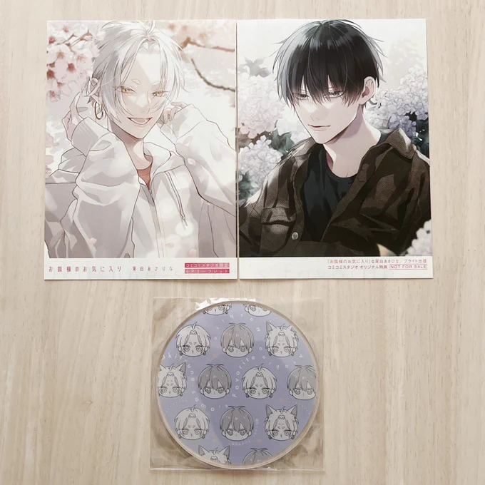 コミコミさんの特典が手元に届きました🥹✨

リーフレットの印刷綺麗だしアクコの実物めちゃくちゃかわいい…!! これは絶対にゲットしてほしい〜!🤍 