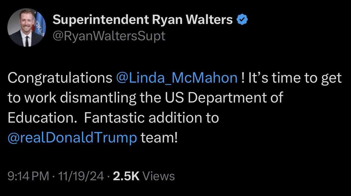 He spent all that taxpayer money on Trump Bibles and got passed over for his dream job by the wrestling lady.