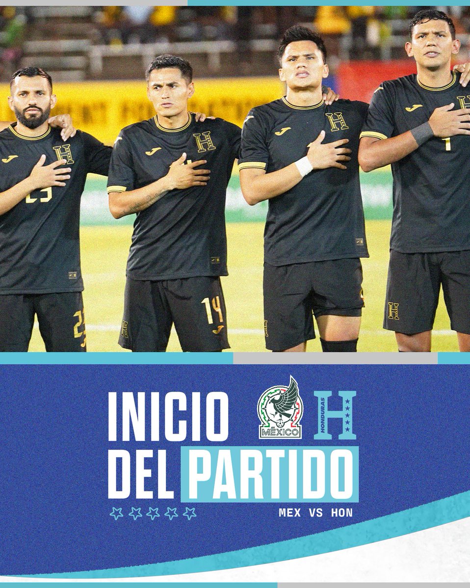 FFH_Honduras's tweet photo. 🏆⚽️ CONCACAF NATIONS LEAGUE ⚽️🏆

🔥 ¡INICIO DEL PARTIDO

 México 🇲🇽 🆚🇭🇳 Honduras

📍  Estadio Nemesio Diez 

🎉 ¡Vamos con Todo! 💪

#ModoCatracho #VamosHonduras https://t.co/UfaV3165Uj